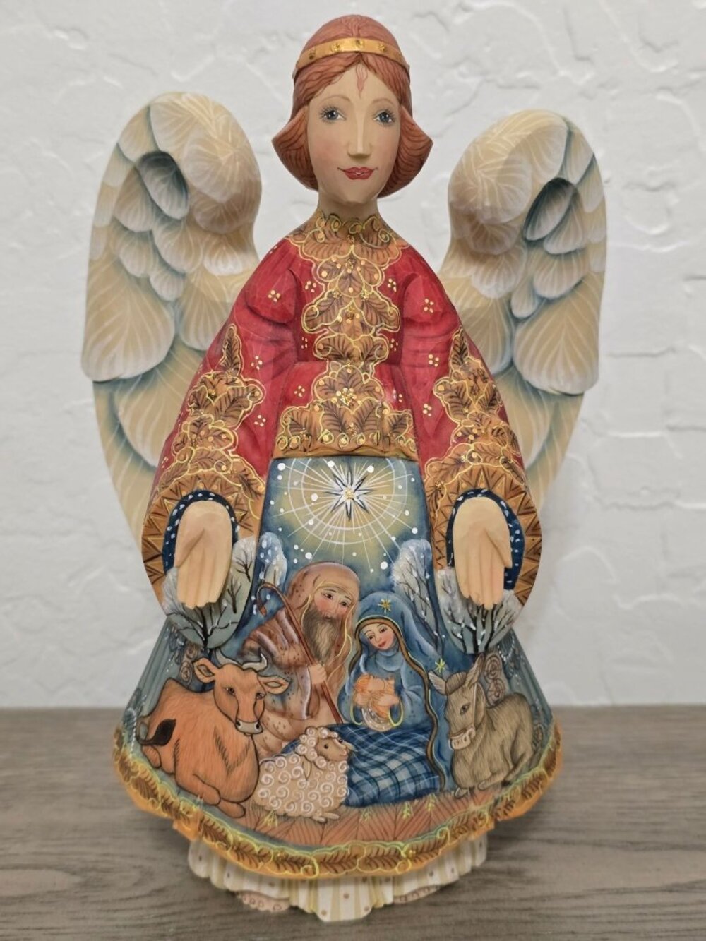 G. DeBrekht Nativity Angel Hand Painted Limited Edition 861/1500 Figurine 2004